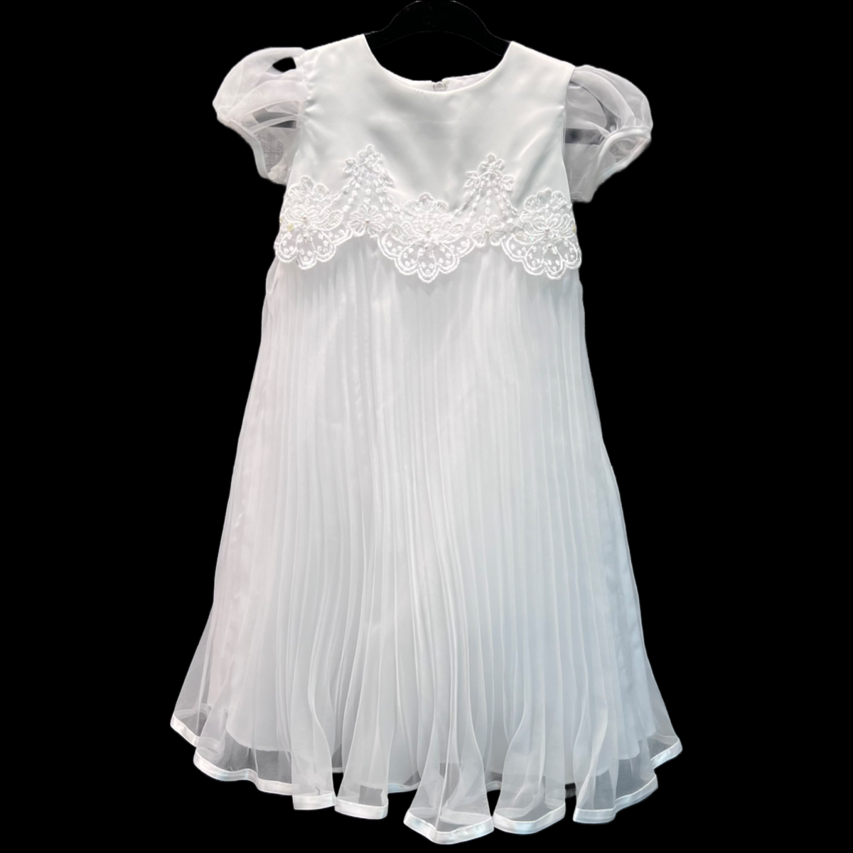 Lace christening outlet gown