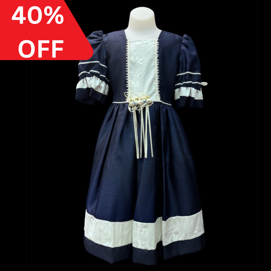 Princess Navy Dress (Size 8) -Final Sale