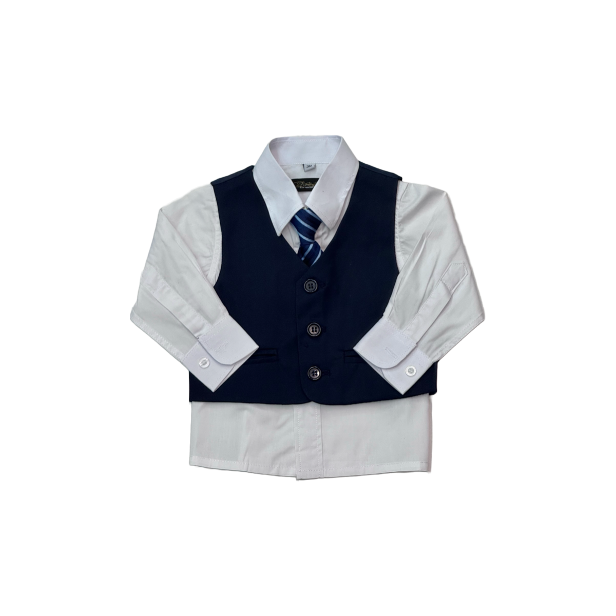 Fancy Kids 5-Piece Baby Navy Suit