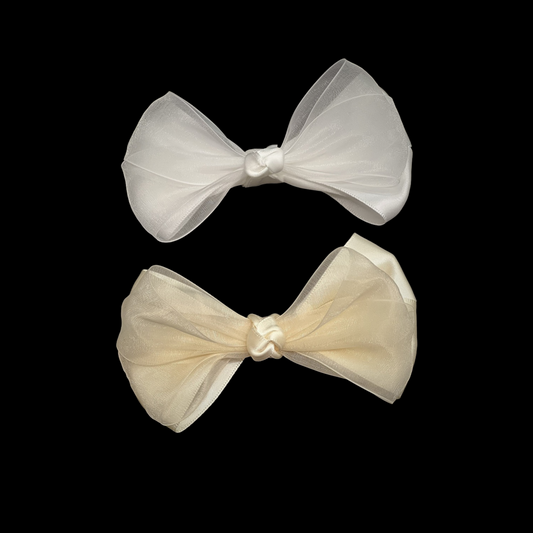 Organza Bow Hair Clip